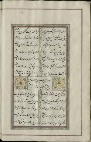کتاب خواجه حافظ شیرازی به خط محمد ساوجی مورخ ۱۲۸۰ هجری قمری » تصویر 36