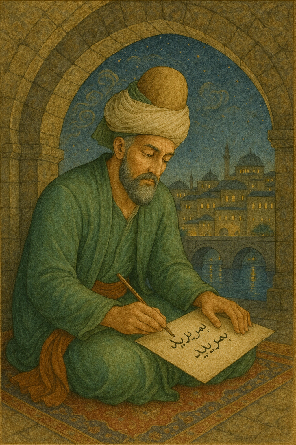 مولانا ساخته شده با هوش مصنوعی 