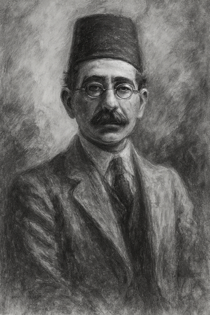 تصویر ایرج میرزا تولید شده با هوش مصنوعی