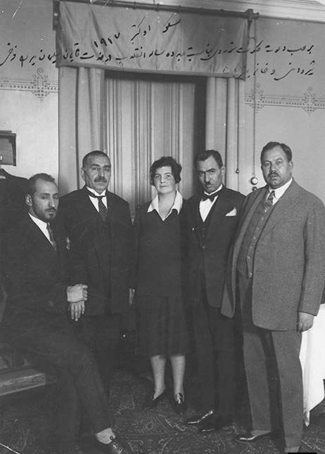 فرستادگان ایران در جشن ده‌سالگی انقلاب اکتبر روسیه