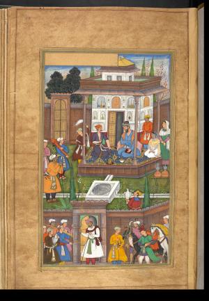 گلستان سعدی به خط کاتب سلطانی میر علی حسینی به سال ۹۷۵ هجری قمری در بخارا » تصویر 108