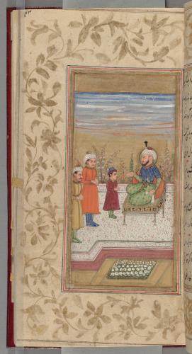 گلستان سعدی خوشنویسی شده و مذهب مورخ بیستم شوال ۱۱۳۵ هجری قمری » تصویر 89