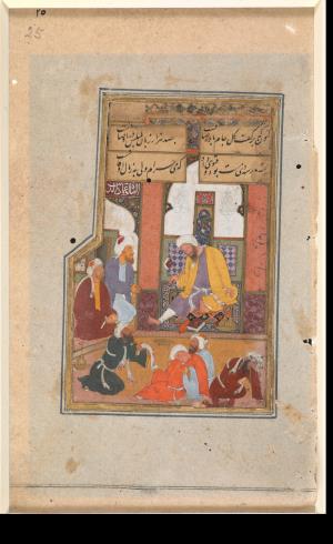 دیوان حافظ به خط عبدالصمد شیرین‌قلم ۹۹۰ هجری » تصویر 49
