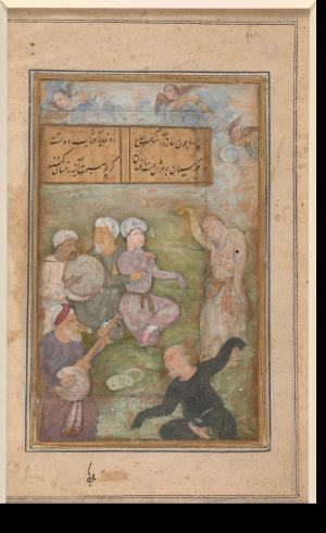دیوان حافظ به خط عبدالصمد شیرین‌قلم ۹۹۰ هجری » تصویر 132