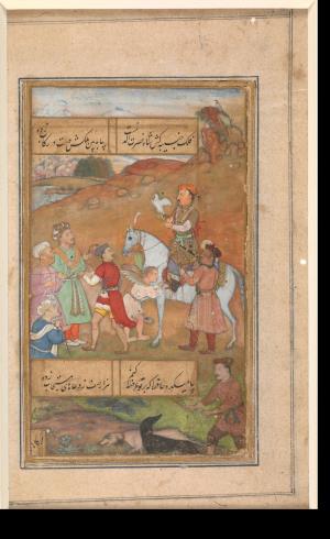 دیوان حافظ به خط عبدالصمد شیرین‌قلم ۹۹۰ هجری » تصویر 435