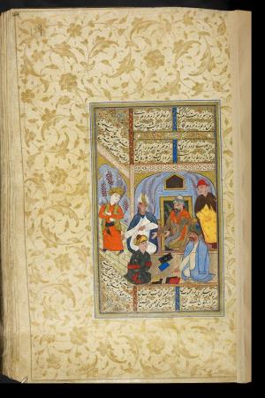 کلیات سعدی نسخهٔ ۱۰۳۴ هجری قمری » تصویر 323