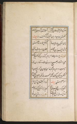 گلستان سعدی به خط محمد محمود لاری به سال ۱۰۱۱ هجری قمری » تصویر 108