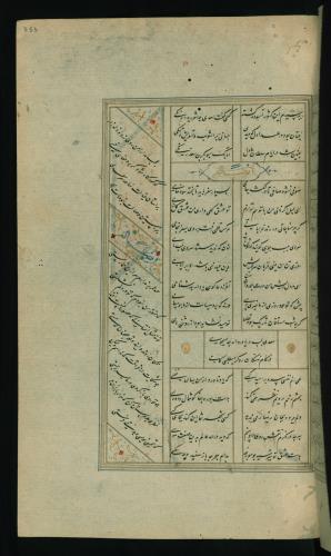 کلیات سعدی مصور و مذهب نسخه‌برداری شده در ۹۳۴ هجری قمری شیراز » تصویر 709